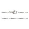 JuwelmaLux Kette für Anhänger Edelstahl Anker JL45-05-0073 70 cm