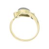 Ring 585/000 (14 Karat) Gold Mondstein mit Brillanten getragen 25321940