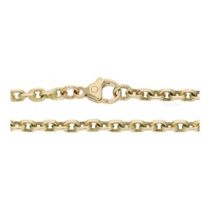Halskette 585/000 (14 Karat) Gold Anker diamantiert,...