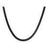 JuwelmaLux Halskette aus Edelstahl IP-Beschichtet schwarz JL45-05-0080
