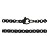 JuwelmaLux Halskette aus Edelstahl IP-Beschichtet schwarz JL45-05-0080