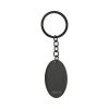 JuwelmaLux Schlüsselanhänger Foto Oval  Edelstahl Ionen schwarz plattiert JL45-01-0090