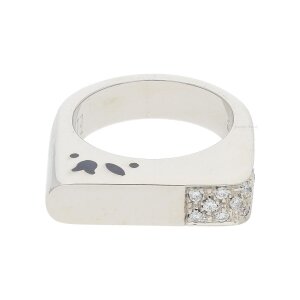 Ring Weißgold 750 Brillant Second Hand 25321974...