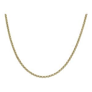 Halskette 585/000 (14 Karat) Gelbgold Anker, getragen...