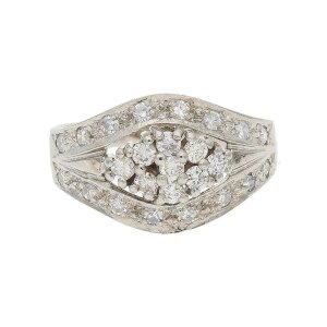 Ring Weißgold 585 Brillanten Second Hand 25322025...