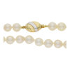 JuwelmaLux Perlenkette 585/000 (14 Karat) Gelbgold mit Akoyazuchtperle JL30-05-4314