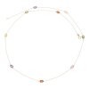 JuwelmaLux Halskette 585/000 (14 Karat) Gelbgold mit bunten Zirkonia JL41-05-0016