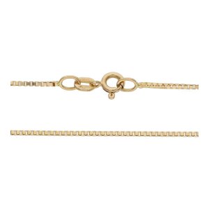 Halskette 750/00 (18 Karat) Gold Venezianer getragen...