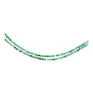 Steinkette Smaragd mit Doublé getragen 25322112