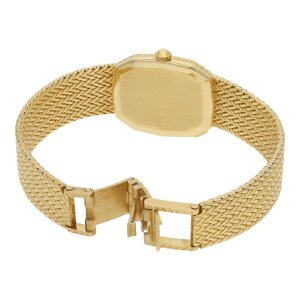 Seltene Longines Damen Gold Armbanduhr 750/000 Gelbgold getragen