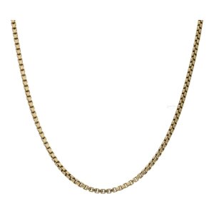 Halskette 750/000 (18 Karat) Gold Venezianer getragen...