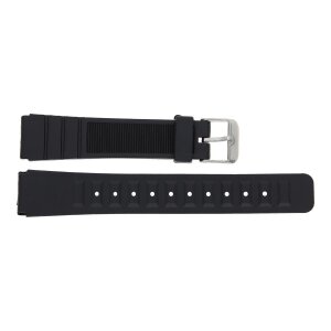 JuwelmaLux Uhrband Kunststoff schwarz JL28-10-0128