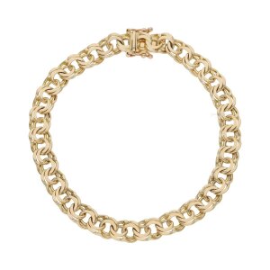 Damen Armband 585/000 (14 Karat) Gold Garibaldi, getragen...