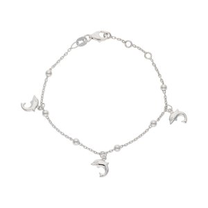 JuwelmaLux Armband Delfin 925/000 Sterling Silber...