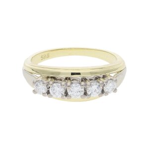 Ring Gold und Weißgold 585 Brillant Second Hand...