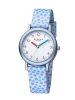 Regent Kinder Armbanduhr F-1381 Textilband Hellblau, Aluminium Gehäuse