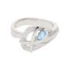 JuwelmaLux Ring 925/000 Sterling Silber mit Blautopas JL20-07-1093