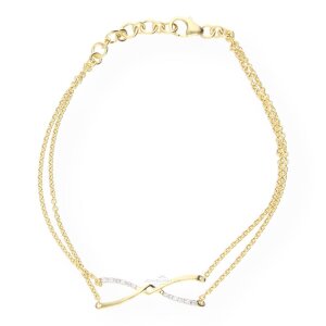 Armband Gold 375 Brillanten JL12-03-0073 JuwelmaLux
