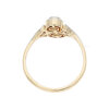 Ring 585/000 (14 Karat) Gold mit Diamanten und Brillanten, getragen 25322244