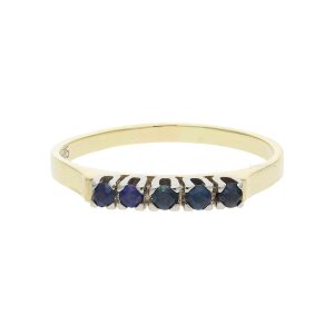 Ring Gold 585 Saphir Second Hand 25322229 getragen