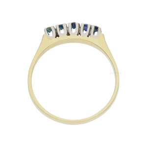 Ring Gold 585 Saphir Second Hand 25322229 getragen
