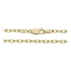 Halskette 585/000 (14 Karat) Gold Anker diamantiert, getragen 25322276