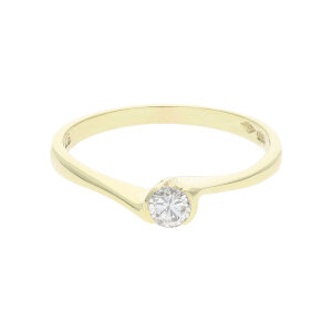 Ring Gold 585 Brillant Second Hand 25322285 getragen