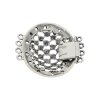 JuwelmaLux Kropfketten Schließe 925/000 Silber, geschwärzt JL30-09-4470