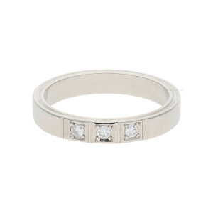 Damenring 750 Weißgold Brillanten ca. 0,1 ct...
