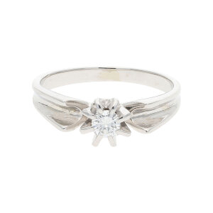 Ring Weißgold 585 Brillant Second Hand 25322327...