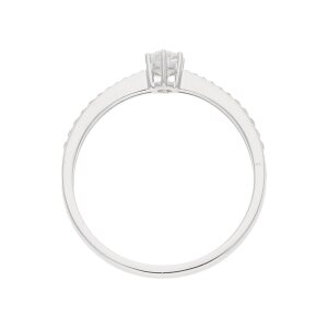 Ring Weißgold 585 Brillanten JL27-07-0025 JuwelmaLux