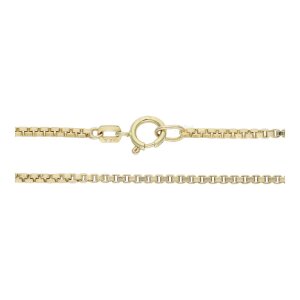 Halskette 585/000 (14 Karat) Gold Venezianer, getragen...