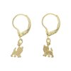JuwelmaLux Ohrhänger für Mädchen Hund 585 Gold JL30-06-4507