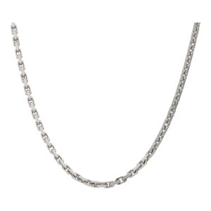 JuwelmaLux Kette 925/000 Sterling Silber, Anker rhodiniert, diamantiert JL30-05-4516