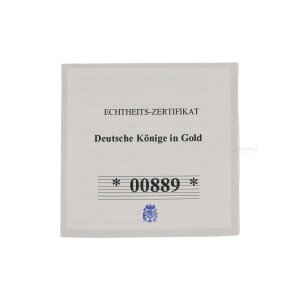 Goldmünze 1/10 Unze Gold 585/000 "Ludwig III. von Bayern"