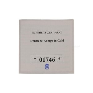 Goldmünze 1/10 Unze Gold 585/000 "Wilhelm III. von Preußen"