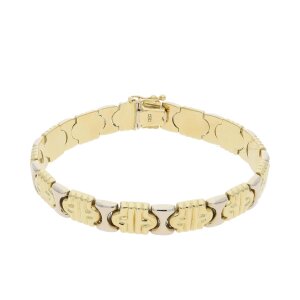 Armband 750/000 (18 Karat) Gold und Weißgold,...