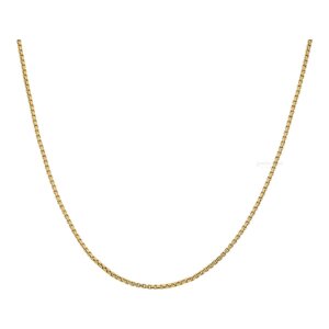 Halskette 750/000 (18 Karat) Gold Venezianer, getragen...