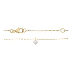 Anhänger mit Kette 333 Gold mit Zirkonia Juwelmalux...