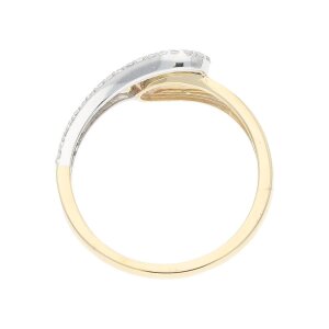 Ring Gold und Weißgold 333 Zirkonia JL10-07-3370...