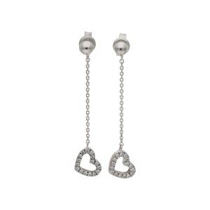 Herzohrhänger Silber 925 Zirkonia JL10-06-3380...