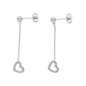Herzohrhänger Silber 925 Zirkonia JL10-06-3380...