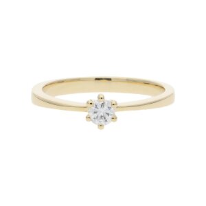 JuwelmaLux Ring 585 Gold mit Brillant JL27-07-0046