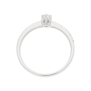 JuwelmaLux Ring 585 Weißgold mit Brillanten JL27-07-0038
