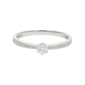 Ring Weißgold 585 Brillanten JL27-07-0038 JuwelmaLux