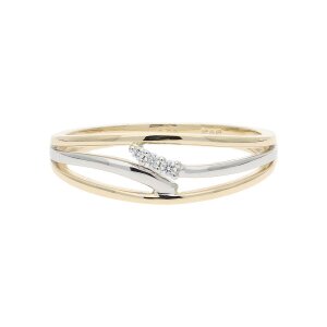 JuwelmaLux Ring 585/000 (14 Karat) Gold und...