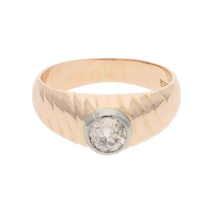 Ring Rotgold 585 Brillant Second Hand 25322490 getragen