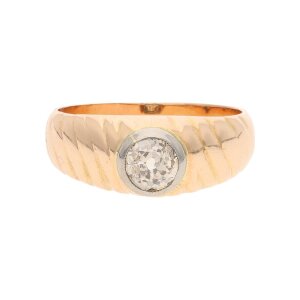 Ring Rotgold 585 Brillant Second Hand 25322490 getragen