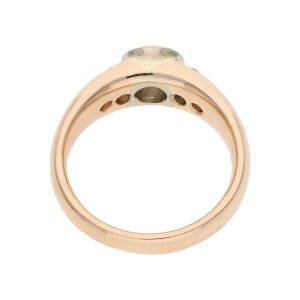 Ring Rotgold und Weißgold 585 Brillanten Second...