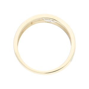 Ring Gold und Weißgold 333 Zirkonia JL10-07-3413...